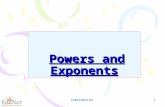 CONFIDENTIAL 1 Powers and Exponents Powers and Exponents.