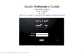 Quick Reference Guide Work Order System Infor 10 (EAM) 2-16-15 URL for the System: ://INFOREAM.AG.NA.JCI.COM 1A- INFOR.