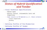 1 JD.Berst, U. Goerlach, CMS TRK APR 2003 Status of Hybrid Qualification and Tender Final Technical Specifications –Hybrid types –Quality control, intermediate.
