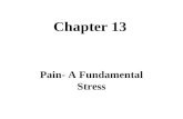 Chapter 13 Pain- A Fundamental Stress. Pain: Urgent Signals Hunger, Thirst, Breathing Muscles, Joints, Heart, Stomach Wounds, Damage, Swelling Headaches,