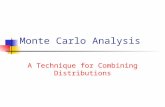 Monte Carlo Analysis A Technique for Combining Distributions.