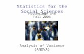 Statistics for the Social Sciences Psychology 340 Fall 2006 Analysis of Variance (ANOVA)