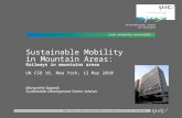 SWOMM, Scientific Workshop on Mountain Mobility and transport at CSD 18/ UIC –12th May 2010 1 Sustainable Mobility in Mountain Areas: Railways in mountains.