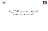 N_TOF fission data of interest for ADS. Nuclear data needs Simulation and design of Gen-IV and ADS systems require accurate nuclear data Current data.