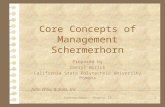 Schermerhorn - Chapter 151 Core Concepts of Management Schermerhorn Prepared by Cheryl Wyrick California State Polytechnic University Pomona John Wiley.