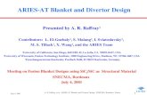 July 4, 2001 A. R. Raffray, et al., ARIES-AT Blanket and Divertor Design, SNECMA, Bordeaux, France 1 ARIES-AT Blanket and Divertor Design Presented by.