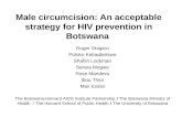 Male circumcision: An acceptable strategy for HIV prevention in Botswana Roger Shapiro Poloko Kebaabetswe Shahin Lockman Serara Mogwe Rose Mandevu Ibou.