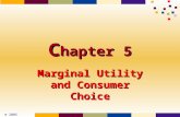 © 2005 Thomson C hapter 5 Marginal Utility and Consumer Choice.