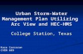 Urban Storm-Water Management Plan Utilizing Arc View and HEC-HMS College Station, Texas Kara Corcoran CVEN 689.
