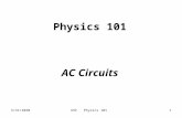 3/31/2020USF Physics 1011 Physics 101 AC Circuits.