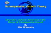 Rent Protection, Innovation and Growth Slide 1 Innovation and Rent Protection in the Theory of Schumpeterian Growth By Elias Dinopoulos Schumpeterian Growth.