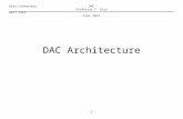 – 1 – Data ConvertersDACProfessor Y. Chiu EECT 7327Fall 2014 DAC Architecture.