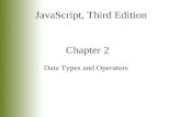 Chapter 2 Data Types and Operators JavaScript, Third Edition.