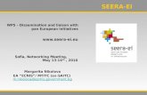 SEERA-EI  WP5 – Dissemination and liaison with pan European initiatives Sofia, Networking Meeting, May 13-14 th, 2010 Margarita Nikolova.