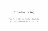 Crowdsourcing Prof. Silvia Rita Sedita silvia.sedita@unipd.it.