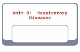 Unit 8: Respiratory Diseases. Pasteurellosis Affects cattle, sheep, swine Cause Various Pasteurella spcs. Responsible for shipping fever, pneumonia, etc.