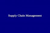 Supply Chain Management What is a Supply Chain?