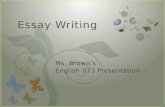 7 Essay Writing Essay Writing Presentation Outline.