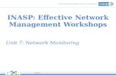 10/10/14 INASP: Effective Network Management Workshops Unit 7: Network Monitoring.
