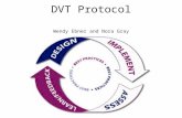 DVT Protocol Wendy Ebner and Nora Gray. Definition A DVT is the formation of a blood clot that does not break down in a deep vein of the body. Because.