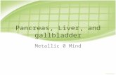 Pancreas, Liver, and gallbladder Metallic 0 Mind.