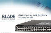 Rackonomics and Network Virtualization BLADE Network Technologies.