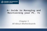 1 A+ Guide to Managing and Maintaining your PC, 7e Chapter 5 All About Motherboards.