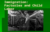 Immigration: Factories and Child Labor.