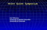 Carl Wieman University of British Columbia University of Colorado Helen Quinn Symposium.