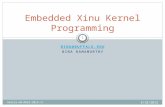 BINA@BUFFALO.EDU BINA RAMAMURTHY Embedded Xinu Kernel Programming 5/18/2013 Amrita-UB-MSES-2013-11 1.