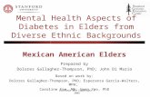 Stanford GEC Copyright © 2005 Mexican American Elders Prepared by Dolores Gallagher-Thompson, PhD; John Di Mario Based on work by: Dolores Gallagher-Thompson,