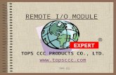 TOPS CCC REMOTE I/O MODULE TOPS CCC PRODUCTS CO., LTD.  EXPERT ®
