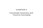 CHAPTER 4 Coordinate Geometry and Traverse Surveying.