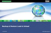 © 2011 IBM Corporation 15 June 2011 Backup & Restore Load & Unload.