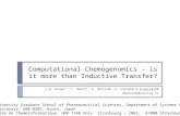 Computational Chemogenomics – is it more than Inductive Transfer? J.B. Brown*, Y. Okuno*, G. Marcou#, A. Varnek# & D.Horvath# dhorvath@unistra.fr * Kyoto.