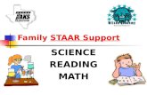 Family STAAR Support SCIENCE READING MATH. STAAR Briefing What’s Wilson doing to ensure your child’s success on STAAR? What can you do to help prepare.