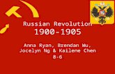 Russian Revolution 1900-1905 Anna Ryan, Brendan Wu, Jocelyn Ng & Kailene Chen 8-6.