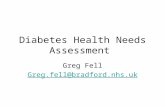 Diabetes Health Needs Assessment Greg Fell Greg.fell@bradford.nhs.uk.