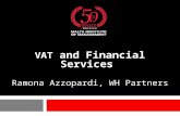 VAT and Financial Services Ramona Azzopardi, WH Partners.