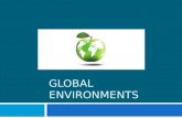 GLOBAL ENVIRONMENTS. What is a global environment?