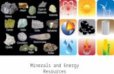 Minerals and Energy Resources. A homogenous, naturally occurring substance with definable internal structure is called mineral.