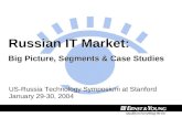 Russian IT Market: Big Picture, Segments & Case Studies Russian IT Market: Big Picture, Segments & Case Studies US-Russia Technology Symposium at Stanford.