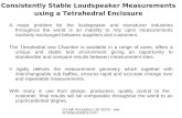 (c) Hill Acoustics Ltd 2014 -  Consistently Stable Loudspeaker Measurements using a Tetrahedral Enclosure A major problem for the.