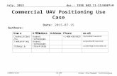 Submission July, 2015doc.: IEEE 802.11-15/0907r0 Slide 1 Commercial UAV Positioning Use Case Date: 2015-07-15 Authors: Allan Zhu/Huawei Technologies.