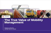 Ronald van Oeveren ECOMM 2015 NL-Utrecht The True Value of Mobility Management.