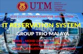 IT RESERVATION SYSTEM  IT Equipment Reservation System has been developed for SK LKTP Belitong to replace the manual system.  To make a reservation.