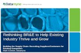 Rethinking BR&E to Help Existing Industry Thrive and Grow Building the Supply Chain: Recruiting Suppliers/Customers for Existing Companies Mark Condon,
