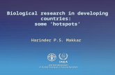 Biological research in developing countries: some ‘hotspots’ Harinder P.S. Makkar.