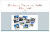 WHICH ONE IS BETTER? Package Tours vs. Self-Planned.