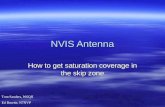 NVIS Antenna How to get saturation coverage in the skip zone Tom Sanders, W6QJI Ed Bruette, N7NVP